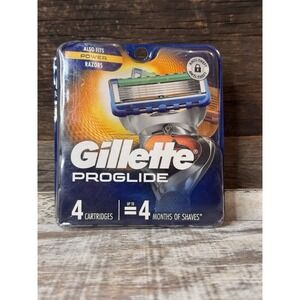 Gillette Fusion ProGlide Power Razor Cartridges – 4 Count (Packaging May Vary)